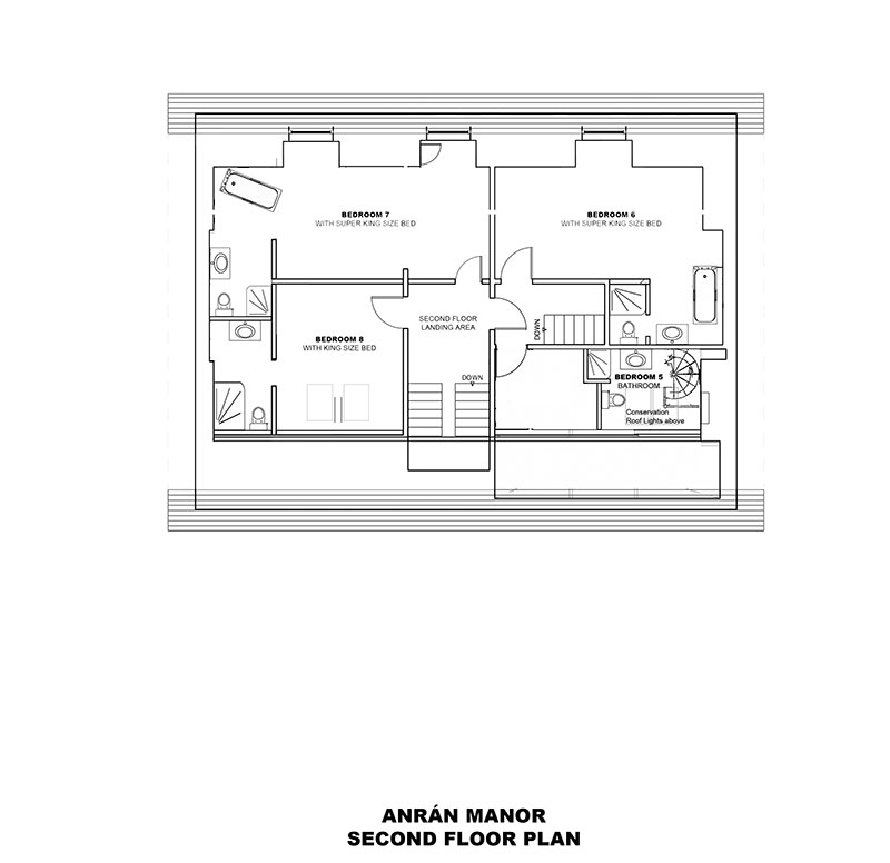 Download floorplan ANRÁN Manor Second Floor Plans